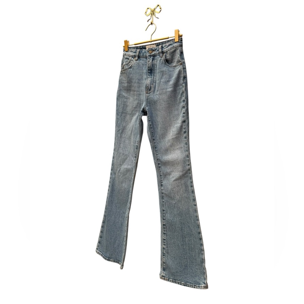 ROLLA’S Dusters High Rise Slim Bootcut Jeans Brad Blue 25 - Picture 6 of 10